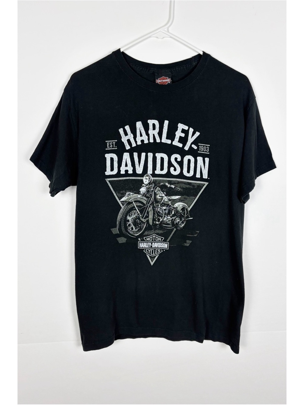 Harley-Davidson Military Tee USAG Stuttgart Germany Graphic T-Shirt Men’s Medium